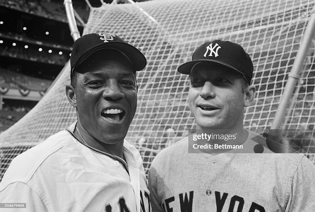 Mays And Mantle At All Star-Game