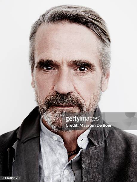 Jeremy Irons of "The Man Who Knew Infinity" poses for a portrait during the 2015 Toronto Film Festival on September 13, 2015 in Toronto, Ontario.