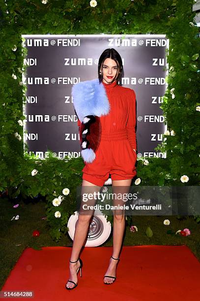 Kendall Jenner attends Palazzo FENDI And ZUMA Inauguration on March 10, 2016 in Rome, Italy.