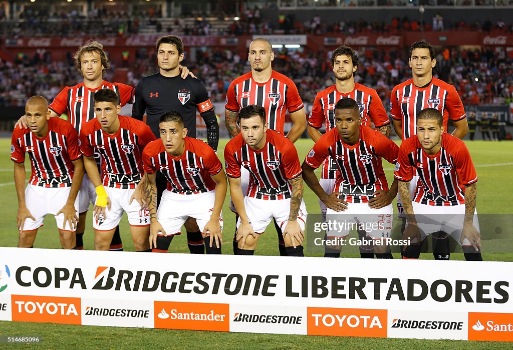 River Plate v Sao Paulo - Copa Bridgestone Libertadores 2016