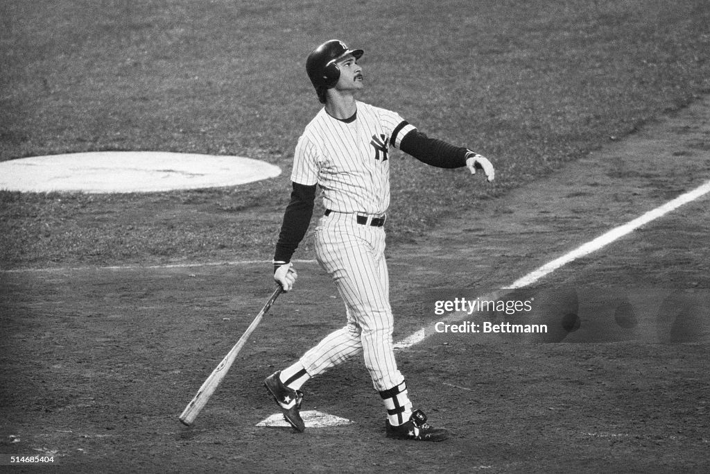 Mattingly Watching Baseball From the Plate