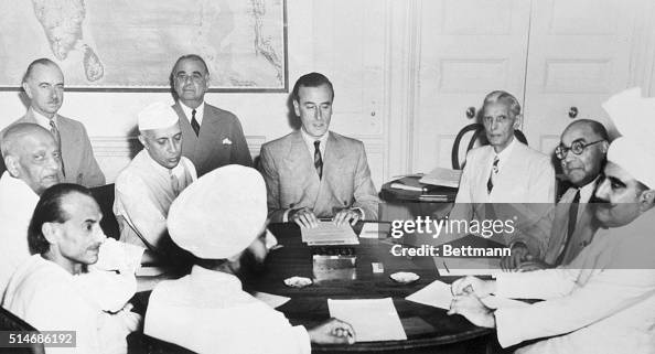 Lord Mountbatten Meets with Indian Parties Lord Mountbatten Meets with Indian Parties