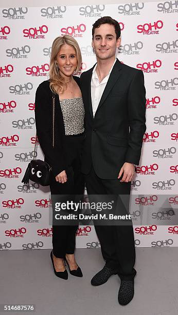 Fawn James and Nick Lawson attend the Soho Theatre Gala 2016 at The Vinyl Factory on March 10, 2016 in London, England.