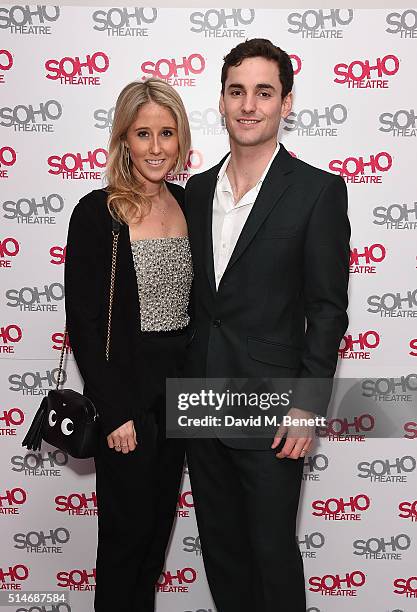 Fawn James and Nick Lawson attend the Soho Theatre Gala 2016 at The Vinyl Factory on March 10, 2016 in London, England.