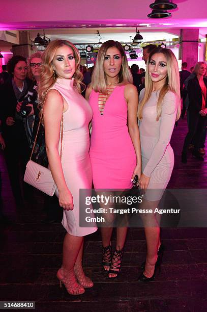 Senna Gammour and guests attend the JT Touristik Celebrates ITB Party at Soho House on March 10, 2016 in Berlin, Germany.