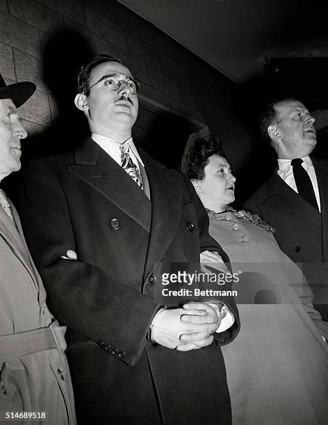 Julius and Ethel Rosenberg during their espionage trial.