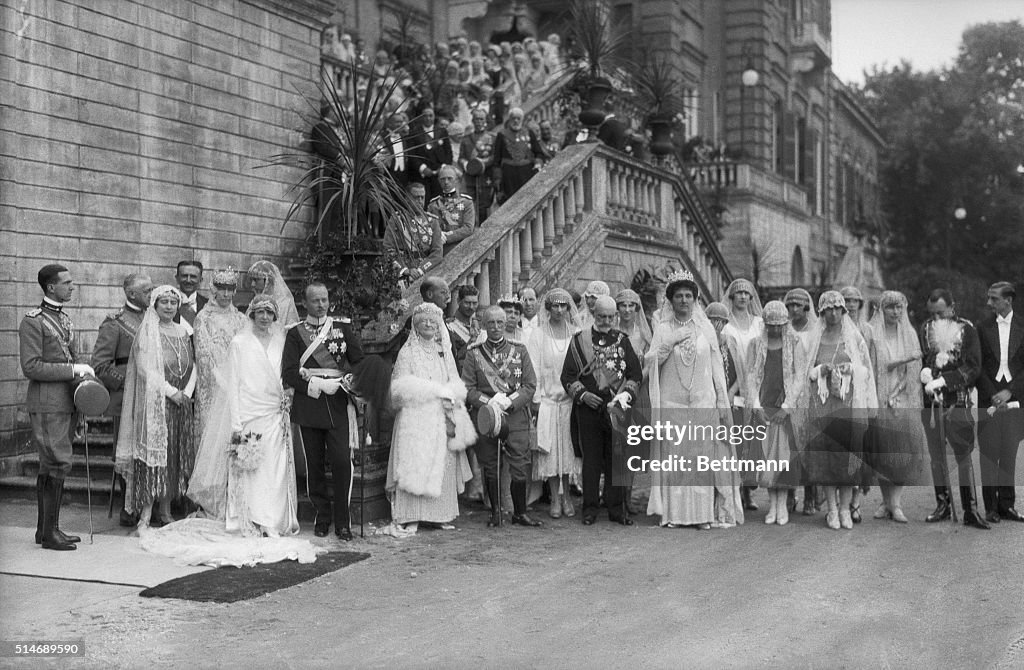 Italian Royal Wedding Party