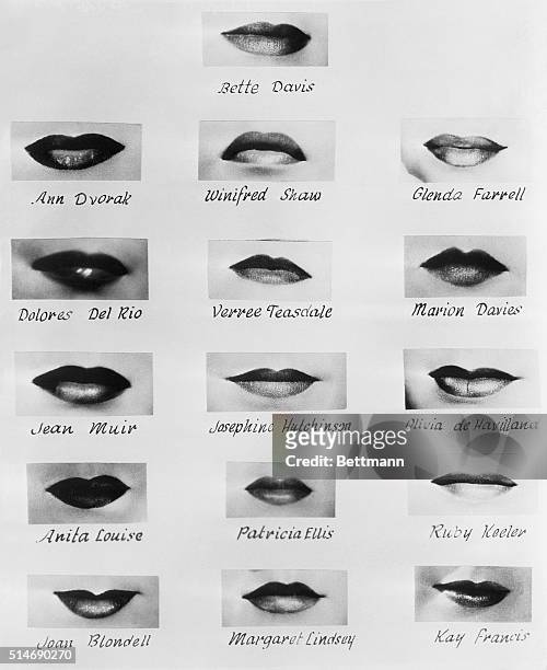 Hollywood, California: Lips reveal character says Warner Bros. Lipreader. Have lips the ability to reveal character? They have, according to Perc...