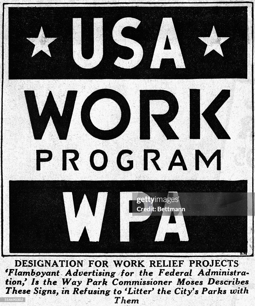 Wpa Program Works Progress Administration Logo WPA Passes The Test Of Time