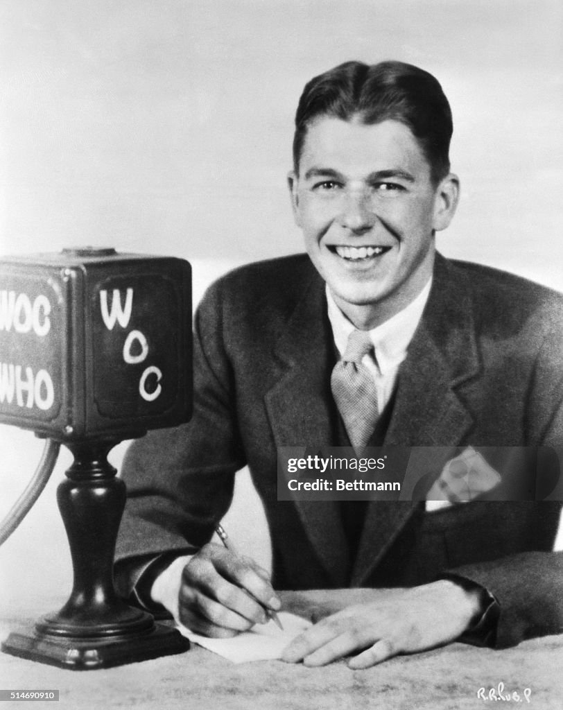 Portrait of Ronal Reagan as Radio Star