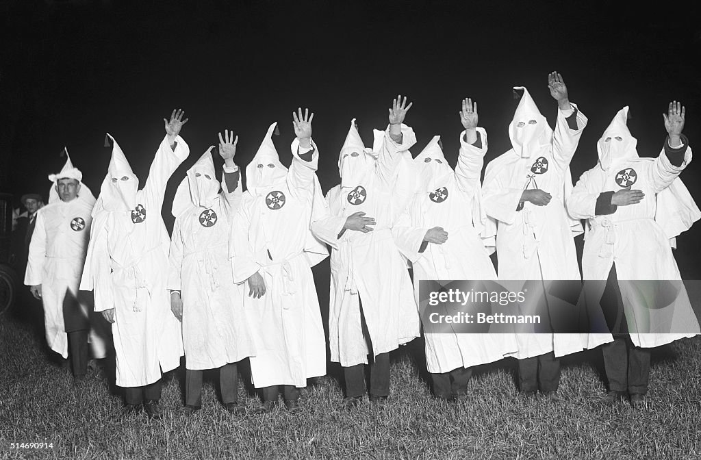 Ku Klux Klan Innight Meeting