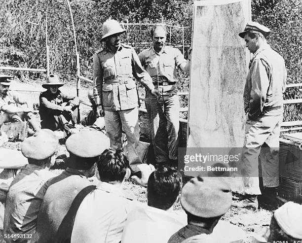 American Army Air Forces Colonel Philip Cochran , leader of the first Air Commando Force, and British Major General Orde Charles Wingate, founder of...