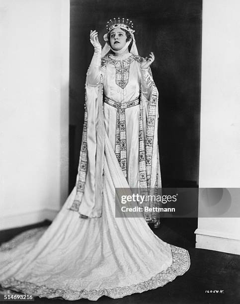 Lotte Lehmann as Elizabeth in Wagner's Tannhauser. Undated photograph.