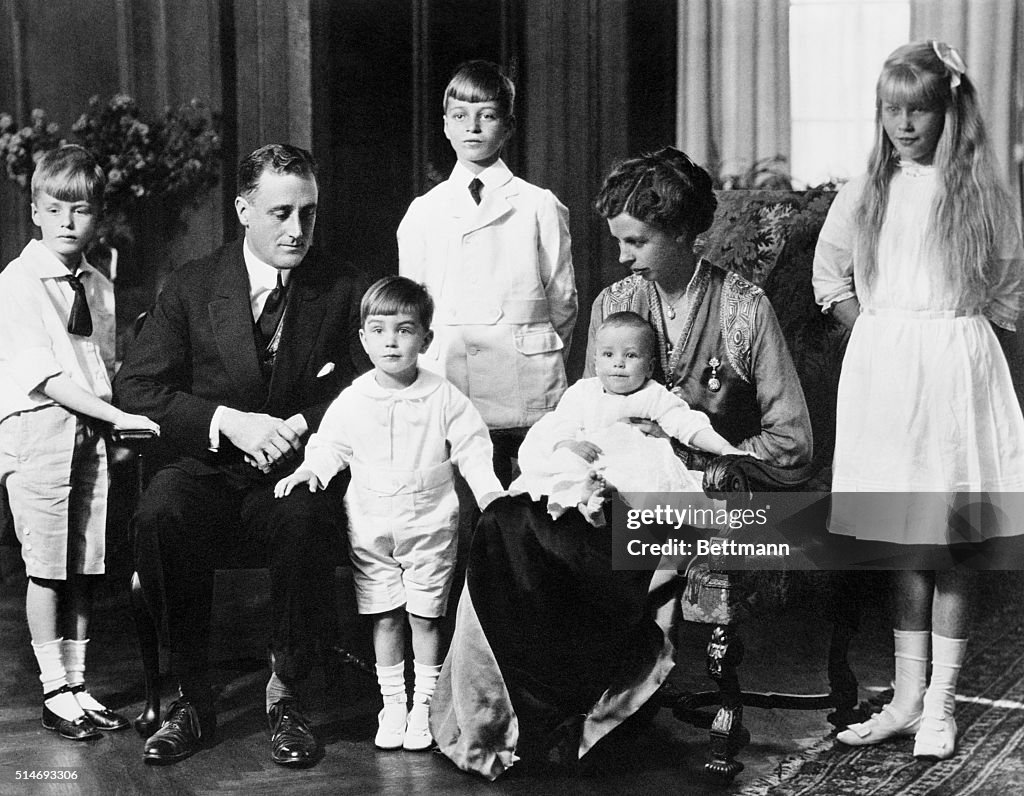 Franklin Delano Roosevelt with His Family