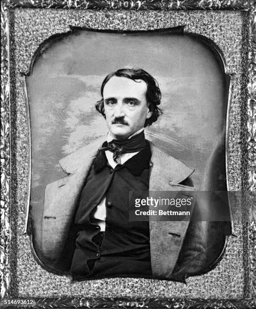 Edgar Allen Poe. Presented to Sarah Helen Whitman by Poe. Made in Providence, Nov. 14, 1848. Photograph.