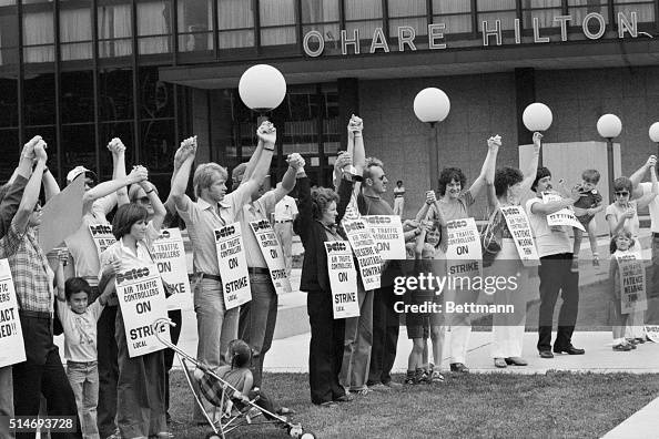 Striking Air Traffic Controllers Showing Solidarity Striking Air Traffic Controllers Showing Solidarity