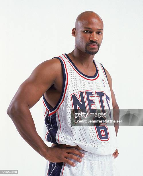 Travis Best of the New Jersey Nets poses for a portrait during NBA Media Day on October 4, 2004 in East Rutherford, New Jersey. NOTE TO USER: User...