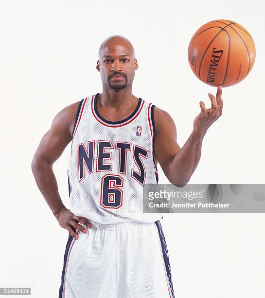 Travis Best of the New Jersey Nets poses for a portrait during NBA Media Day on October 4, 2004 in East Rutherford, New Jersey. NOTE TO USER: User...