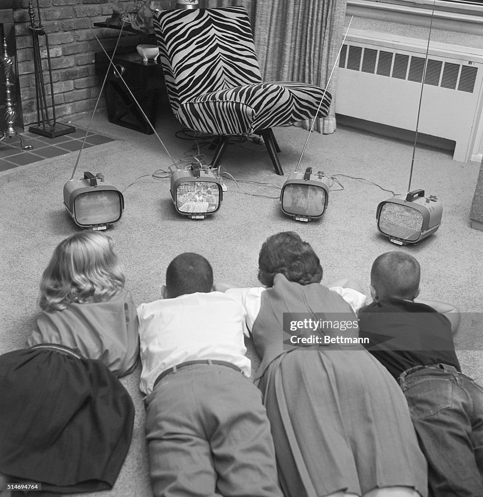 Children Watching Televsion