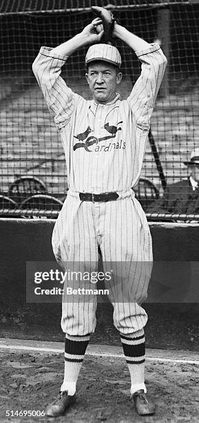 Cardinal baseball Pitcher Grover Cleveland Alexander.