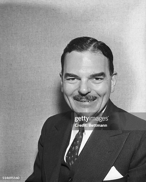 New York: This is a recent photo of Thomas E. Dewey of New York who is likely to again be nominated as the Republican Candidate for Governor of New...
