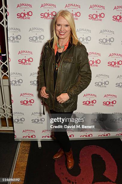 Anneka Rice attends the Soho Theatre's Alternative Gala party at The Soho Theatre on March 10, 2016 in London, England.