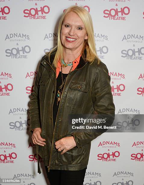 Anneka Rice attends the Soho Theatre's Alternative Gala party at The Soho Theatre on March 10, 2016 in London, England.