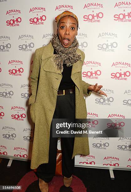 Noma Dumezweni attends the Soho Theatre's Alternative Gala party at The Soho Theatre on March 10, 2016 in London, England.