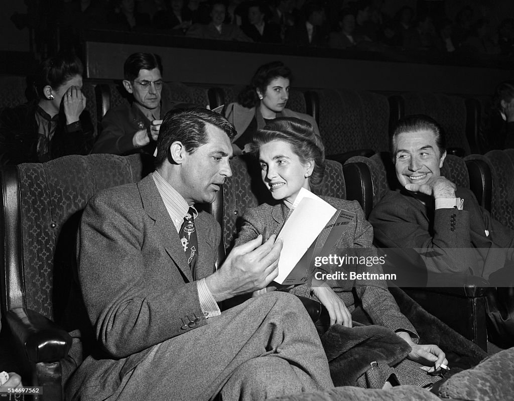 Actor Cary Grant and His Wife Barbara Hutton