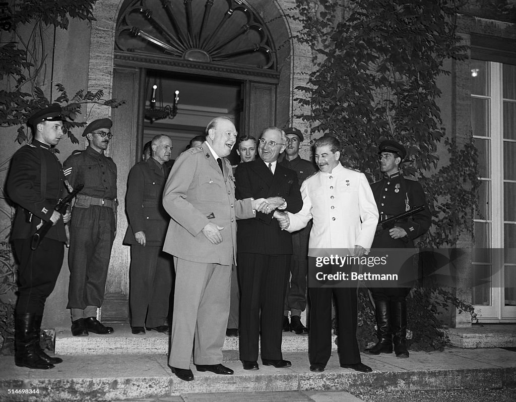 Three-Way Handshake Highlights Meeting
