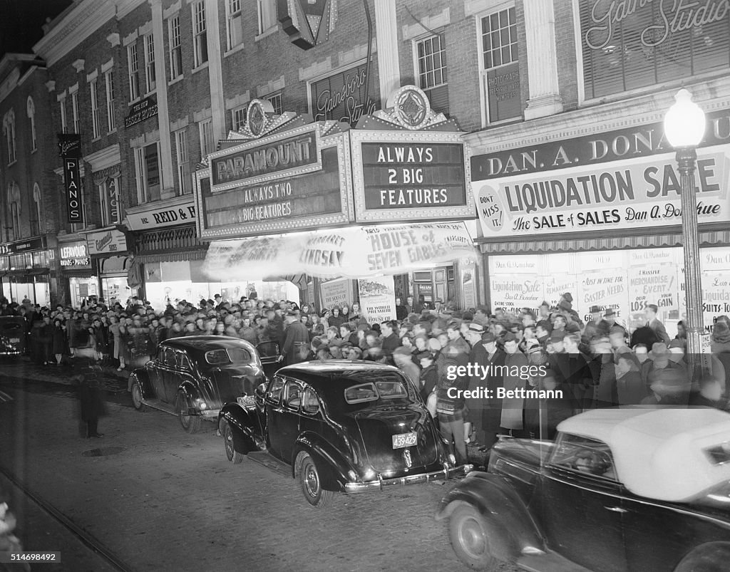 Crowds at the Theater