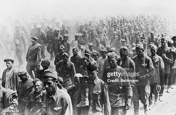 Half a Million Soviet POWs March to Nazi Camps 1941