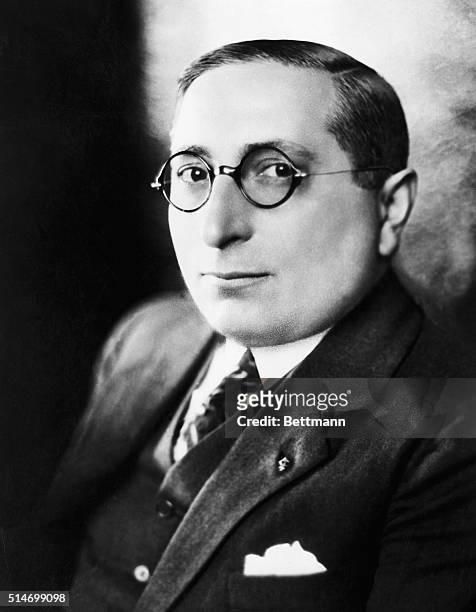Vice-President of Metro-Goldwyn-Mayer Louis B Mayer, 1924.