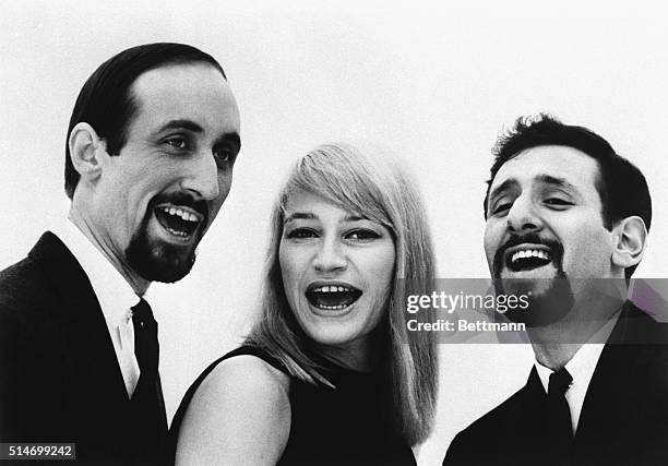 The musical group Peter, Paul and Mary in 1963.