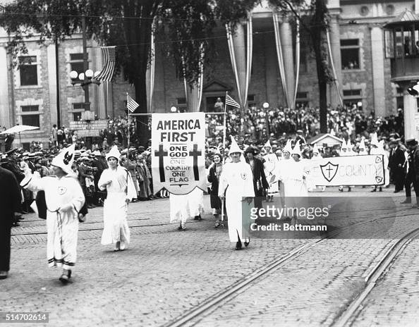Ku Klux Klan 'American First' Parade
