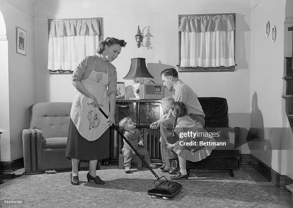 Cleaning in the Family Room