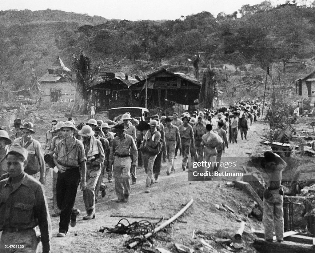 Prisoners Along the Bataan Death March