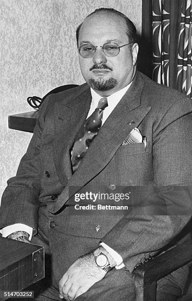 Former King Farouk makes his home in Italy after abdicating his throne in 1952 during a coup d'etat.