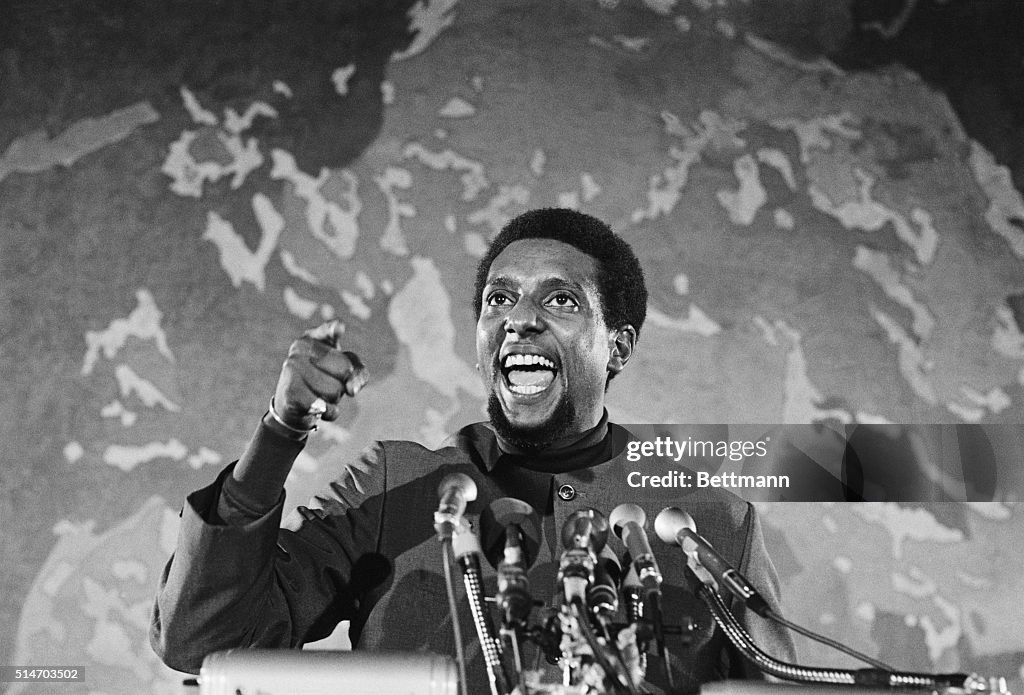 Stokely Carmichael Speaking at Civil Rights Rally