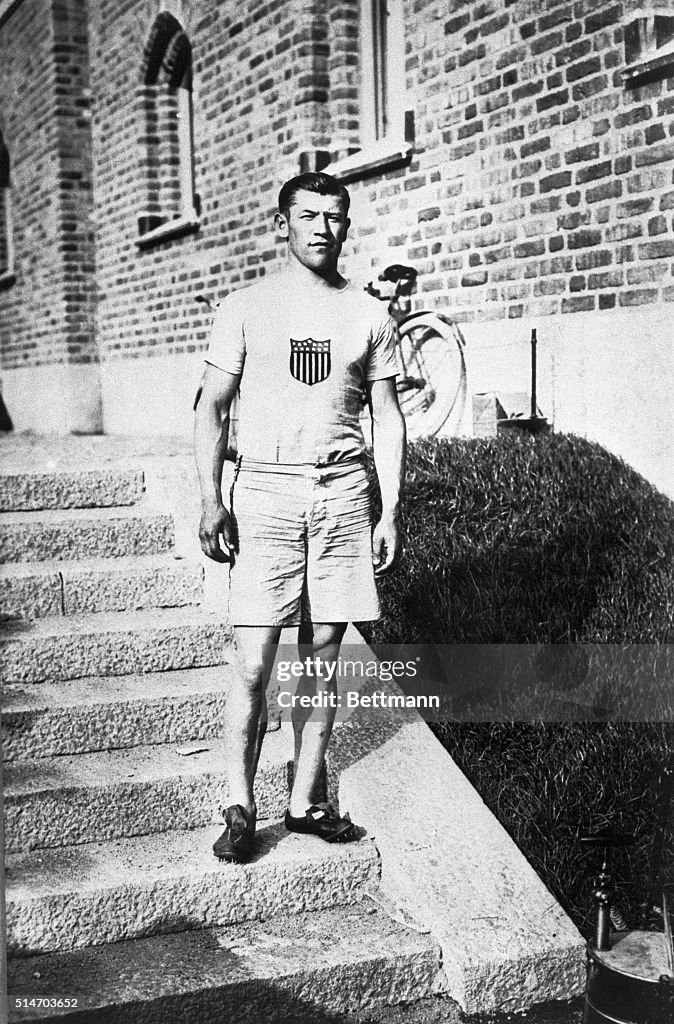 American Olympian Jim Thorpe in Stockholm