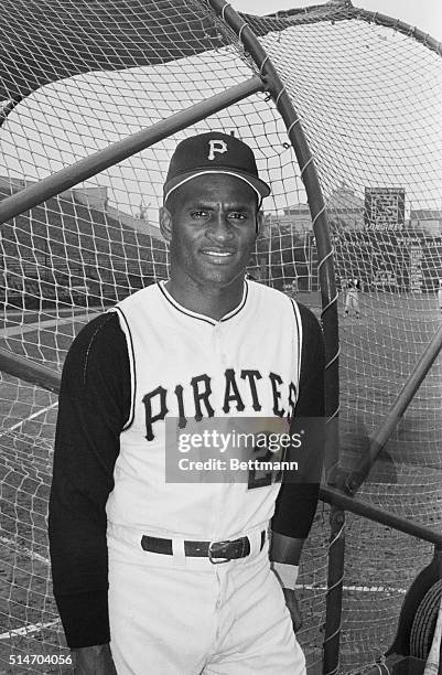 Roberto Clemente-Outfielder for the Pittsburg Pirates. 1969