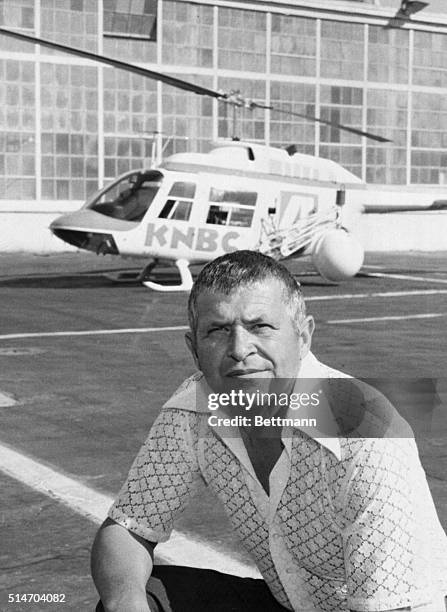 Portrait of Francis Gary Powers, the U2 pilot shot down over the Soviet Union in 1960. Powers was later killed while flying a KNBC helicopter in Van...