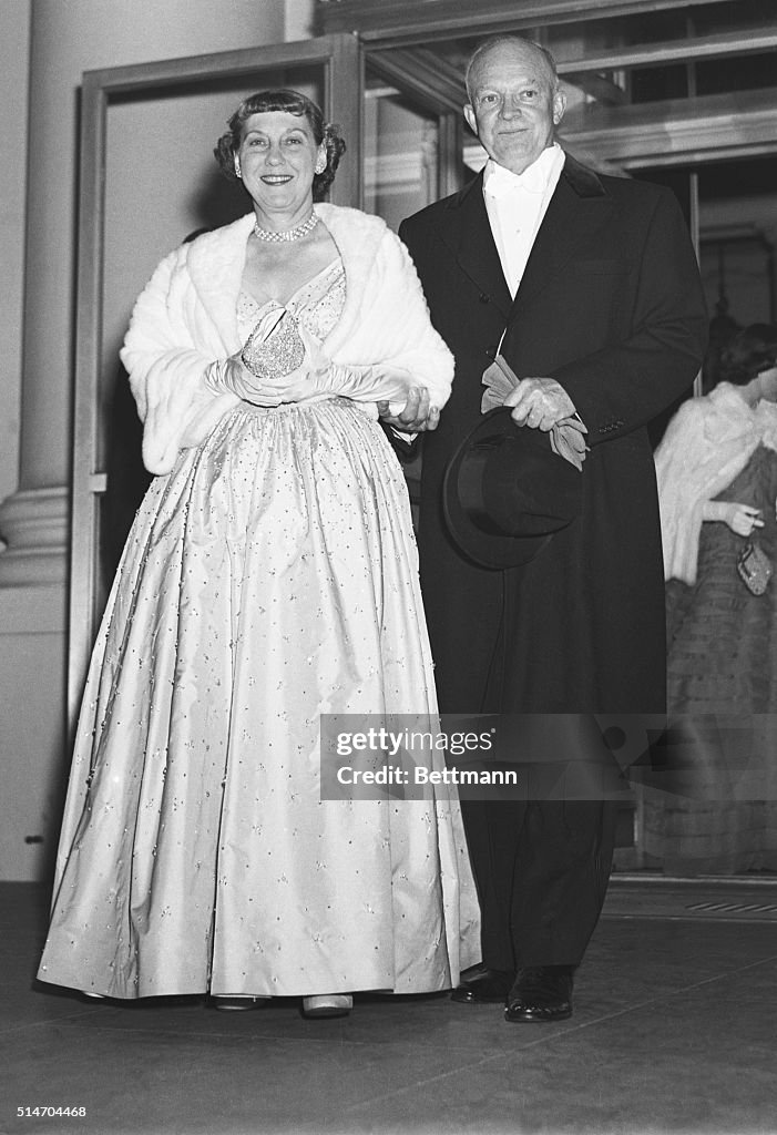 President And Mrs. Dwight Eisenhower