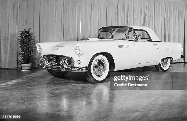 The Ford Thunderbird, the American version of a modern sports car, combines passenger car comfort with sports auto styling. The 3,147-pound vehicle...
