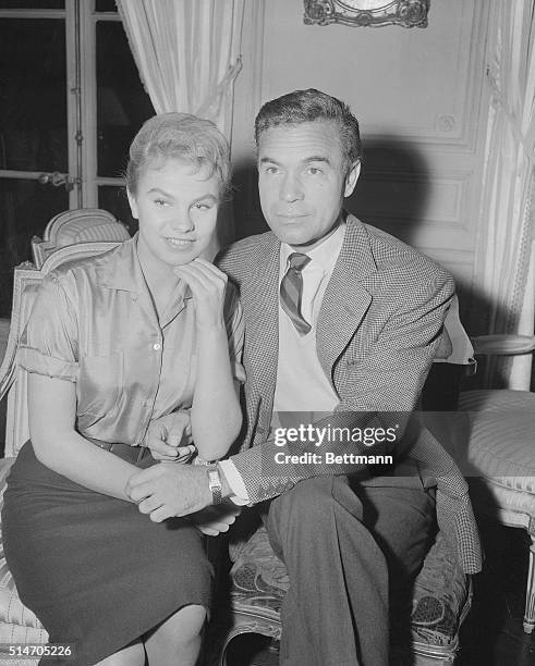 Paris, France: International playboy Porfirio Rubirosa took his fifth wife, French actress Odile Rodin in a ceremony October 27 near Paris. The...