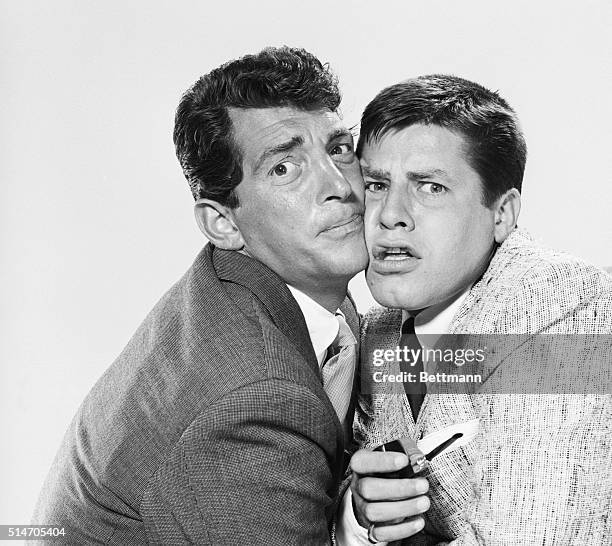 Hollywood, CA: Friendship- friendship. Entertainers Dean Martin and Jerry Lewis, who recently agreed to resume their business partnership, apparently...