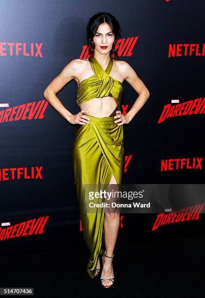 Elodie Yung attends the "Daredevil" Season 2 Premiere at AMC Loews Lincoln Square 13 theater on March 10, 2016 in New York City.