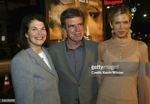 Paramount CEO Sherry Lansing, Viacom Co-President Tom Freston and Kathy Freston attend the Los Angeles Premiere of the movie "Team America: World...