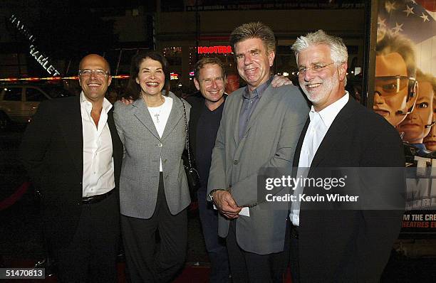 Producer Donald DeLine, Paramount CEO Sherry Lansing, Paramount's Gerry Rich, Viacom Co-President Tom Freston and Paramount's Rob Friedman attend the...