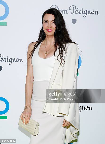 Actress Shiva Rose arrives at the 20th Annual Los Angeles Gala Dinner hosted by Conservation International on March 10, 2016 in Culver City,...